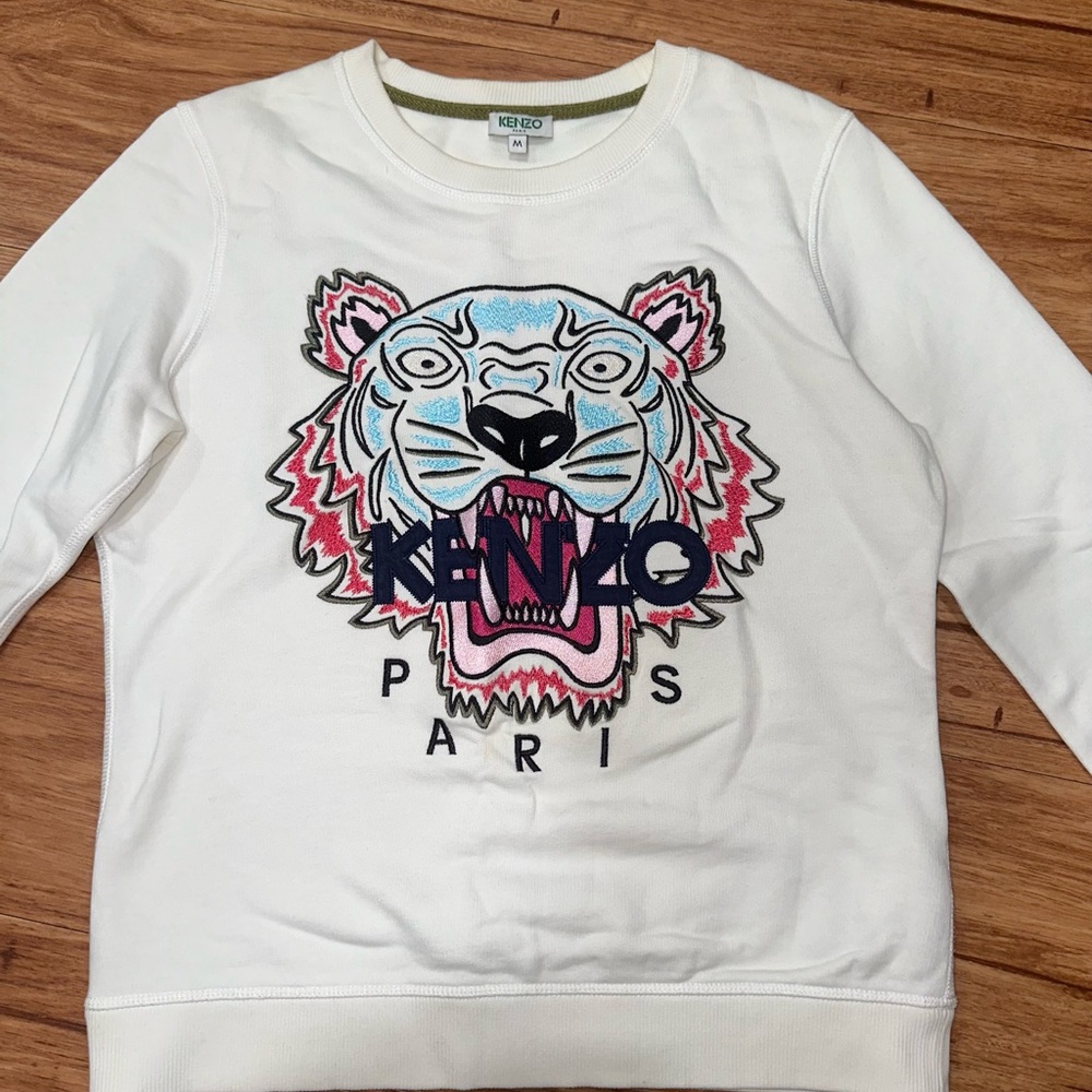 Kenzo Sweather in white color